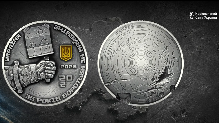 National Bank of Ukraine Releases Silver Commemorative Coin Celebrating 35 Years of Independence